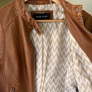 Black Rivet leather jacket